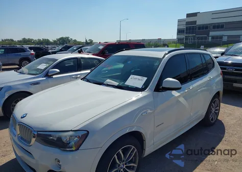 2017 BMW X3 xDrive28I from USA, damaged, VIN 5UXWX9C32H0W67145